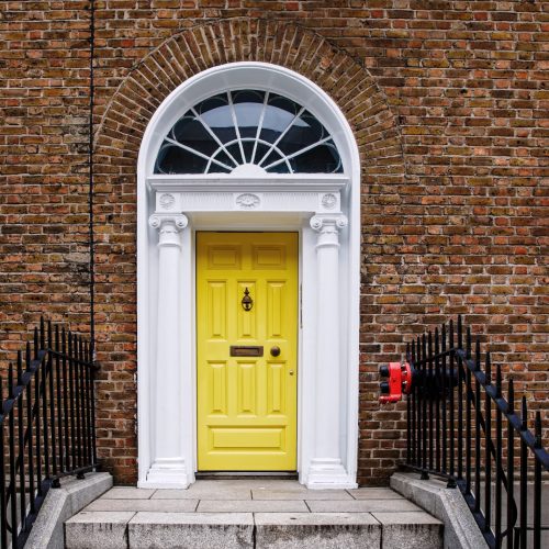 Colorful,Georgian,Doors,In,Dublin,,Ireland.,Historic,Doors,In,Different Composite Doors